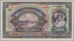 110.500: Banknoten - Tschechoslowakei
