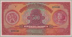 110.500: Banknoten - Tschechoslowakei