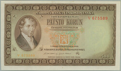 110.500: Banknoten - Tschechoslowakei