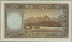 1946 Ba.80a, 500Kcs 1946, set V; production fold in paper, otherwise ...