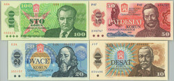 110.500: Banknoten - Tschechoslowakei