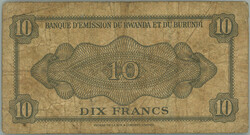 1960 RWANDA-BURUNDI / Pi.2, 10 Frank 5.10. 1960, set F; rather rare ...