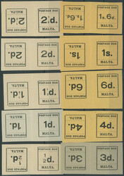 4355: Malte - Postage due stamps