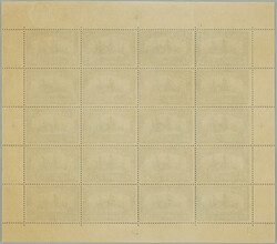 1901 COUNTER SHEET / Mi.21, Emperor´s Yacht 2M black-blue, complete ...