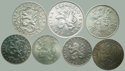 1948-1957 CZECHOSLOVAKIA 1945-92 / comp. 7 pcs of memorial/special Ag ...