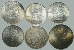 1949-1984 CZECHOSLOVAKIA 1945-92 / comp. 6 pcs of memorial/special Ag ...