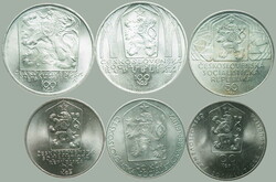 1979-1983 CZECHOSLOVAKIA 1945-92 / comp. 6 pcs of memorial/special Ag ...