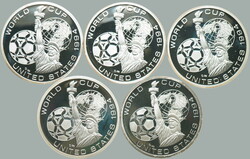 1994 WORLD CUP UNITED STATES 1994 / comp. 5 pcs of various medals, ...