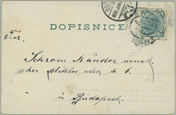 1903 BENESOV - collage four-leaf clover, multicolor lithography, ...