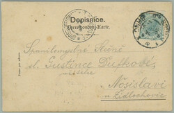 1890 JINDRICHOV U LETOVIC - color lithography, castle, general view, ...