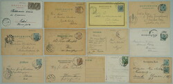 1897-1910 [COLLECTIONS] OKRES KROMeRIZ / comp. 13 pcs of Ppc, Hulin, ...