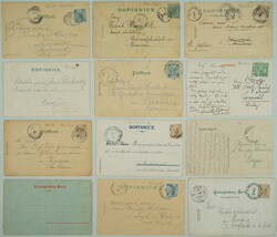 1898-1908 [COLLECTIONS] OKRES PROSTeJOV / comp. 12 pcs of Ppc, ...