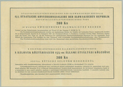1942 SLOVAKIA / state 200Ks obligation Slovak republic, 4½ % State ...