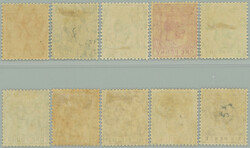 1912-1919 SG.81-89, George V. ½P - £1; complete set, incl. shade SG ...