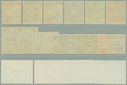 1962-1983 SG.181-196, overprint Declaration of Independence ½P - 5Sh ...