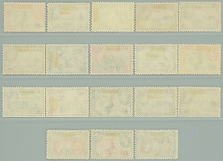 1953-1954 SG.173-187, Elizabeth II. - Motives ½P - 20Sh; complete ...