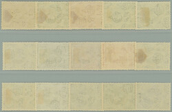 1938-1954 SG.28-38a, George VI. ½P - 10Sh, complete set supplemented ...