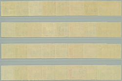 1944 GRAHAM, SHETLANDS, ORKNEYS, GEORGIA - SG.A1-A8, B1-B8, C1-C8, ...