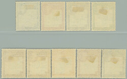 1946-1949 SG.G9-G16, George VI. - Maps ½P - 1Sh; complete set, ...