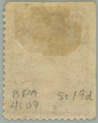 1891 SG.13a, overprint Victoria ½P/1P brownish claret, scarce ...