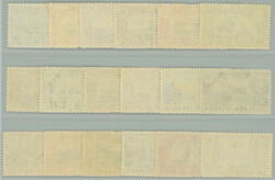 1938 SG.146-163, George VI. - Motives ½P - £1; complete very fine ...