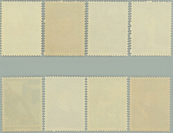 1962 Mi.667-674, 4F - 20F; complete very fine set, c.v.. 160EUR