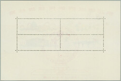 1962 Mi.Bl.7, miniature sheet Table tennis with commemorative ...