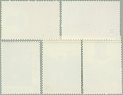 1967 Mi.977-981, Cultural revolution 4F - 8F; complete used set, with ...