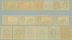 1938-1941 SG.20-37, Indic George VI. - Portraits and vehicles 3P - ...