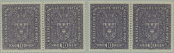 1916 POSTAGE STAMPS / VELKY FORMAT / Pof.P203I, 2x pair 10K dark ...