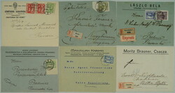 1919-1920 SLOVAKIA / comp. 6 pcs of Hradcany-issue entires from II. ...