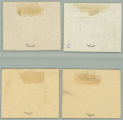 PLATE PROOF Mother and Child values 75h and 100h, 2x 75h, from that ...