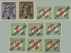 SELECTION of / Pof.86, 88, 132-139, Postage due stmp - PORTO 15/36h, ...