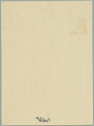 PLATE PROOF values 125h in/at ultramarine color, letterprint on/for ...