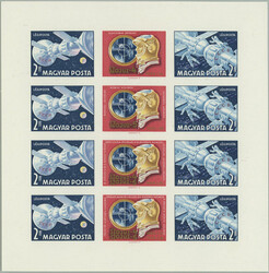 1969 Mi.Klb.2492-2493B, imperforated PB Sojus; mint never hinged, c.v ...