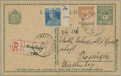 1918 MUNKACS / CPR30, Hungarian forerunner PC 8f with hranatym emblem ...