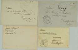 1920-1921 ROSVEGOVO, VOLOVE, SVALAVA / comp. 4 pcs of usual letters ...