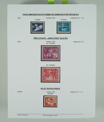 1949-1990 [COLLECTIONS] fine mainly complete collection on pages, ...