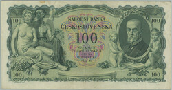 1931 Ba.25b, 100CZK 1931, set Kc (interesting shift cislovace ...