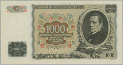 1934 Ba.27, 1000CZK 1934, set D, perf SPECIMEN; very nice