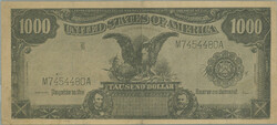 1930? ADVERTISING BANKOVKA / lic reproduction pseudo U.S. $1000, on ...
