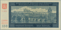 1940 Ba.33b, 100 Koruna 1940, issue II., rarest set 16Gb (!), ...
