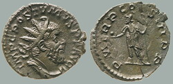 260 RIM / Postumus (260-269), Bi antoninianus, Rv.: P M TR P COS II P ...