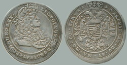 1693 Leopold I. (1659-1705), ¼ taler 1693 KB, Kremnica; small hranky ...