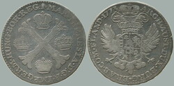 1773 Maria Theresa (1740-1780), ½ taler cross 1773 heading, Brussels ...