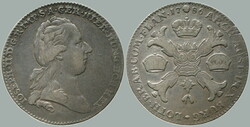 1786 Joseph II. (1780-1790), taler cross 1786 heading, Brussels; ...