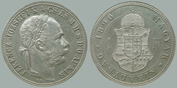 1890 Franz Joseph I. (1848-1916), 1 guldengroschen 1890 KB; small ...