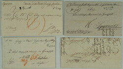 1740-1844 CZECH LANDS / comp. 13 folded letters with various ...