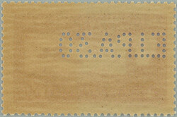 1930 Mi.251, Maury 5A, Air 1,50Fr pink-red with perfin E.I.P.A. 30; ...