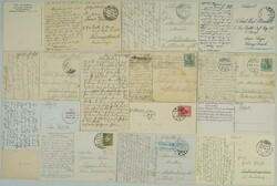1910-1940 [COLLECTIONS] TOPOGRAPHY / selection of 24 pcs of Ppc small ...